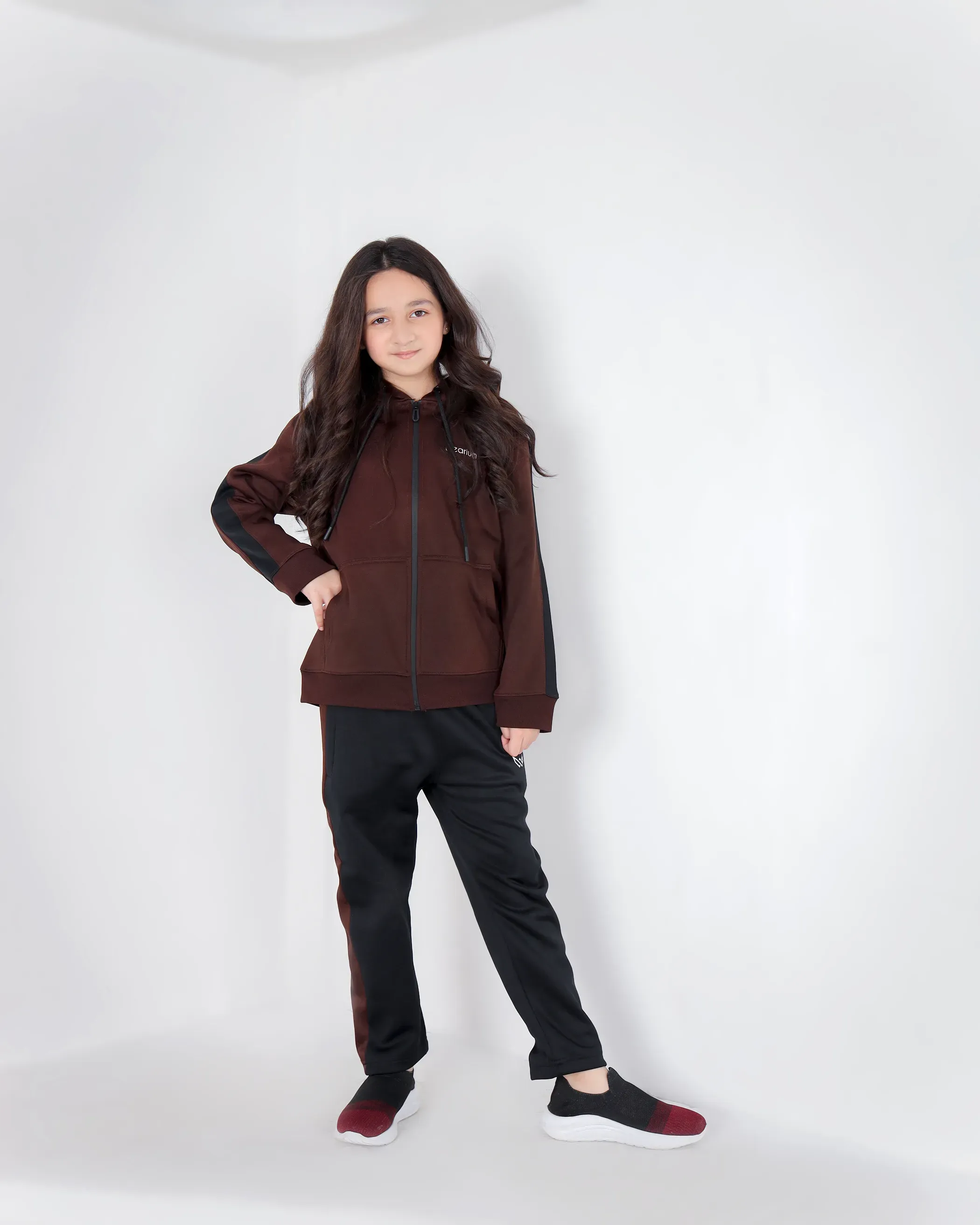 Premium Classic Brown - Kids Winter Tracksuit
