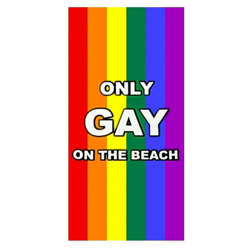 Pride Rainbow Beach Towel