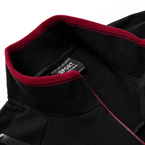 PRIJOUHE Men's Tracksuit Hooded Fitness Sport Suits Gym Hoodie 2 Piece Hoodies Joggers Sweatpants Sets Gym Jogging Tracksuits