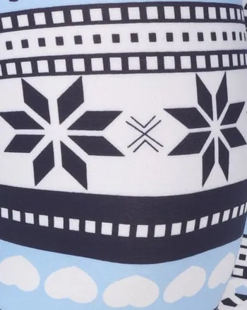 Printed Leggings | Blue White