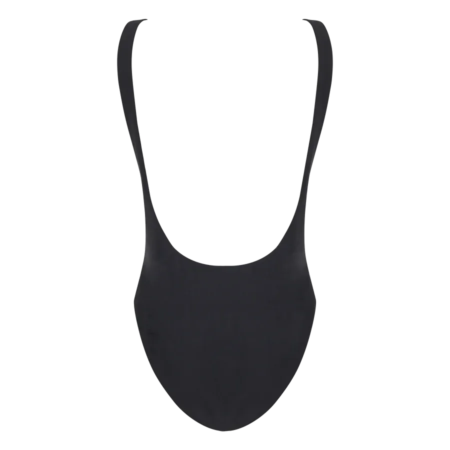 Priscilla Premium Vintage Swimsuit Black