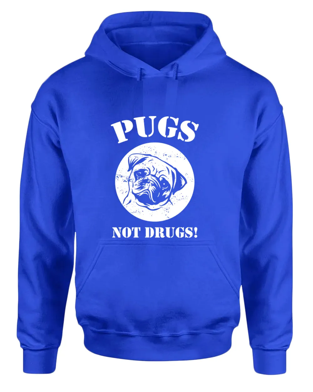 Pugs not drugs hoodie, pug lover hoodies