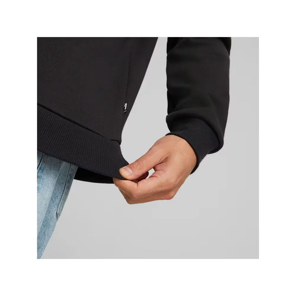 Puma Mens Essential  Two-Tone Big Logo Fleece Crew