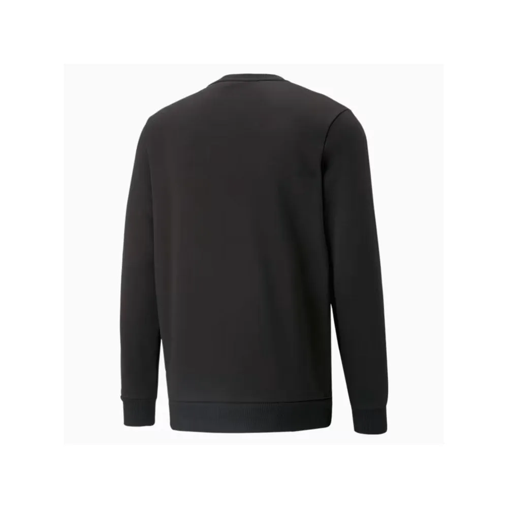 Puma Mens Essential  Two-Tone Big Logo Fleece Crew