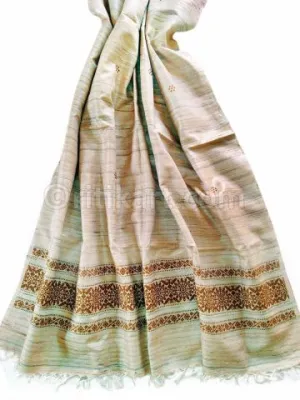 Pure Tussar Silk Shawl