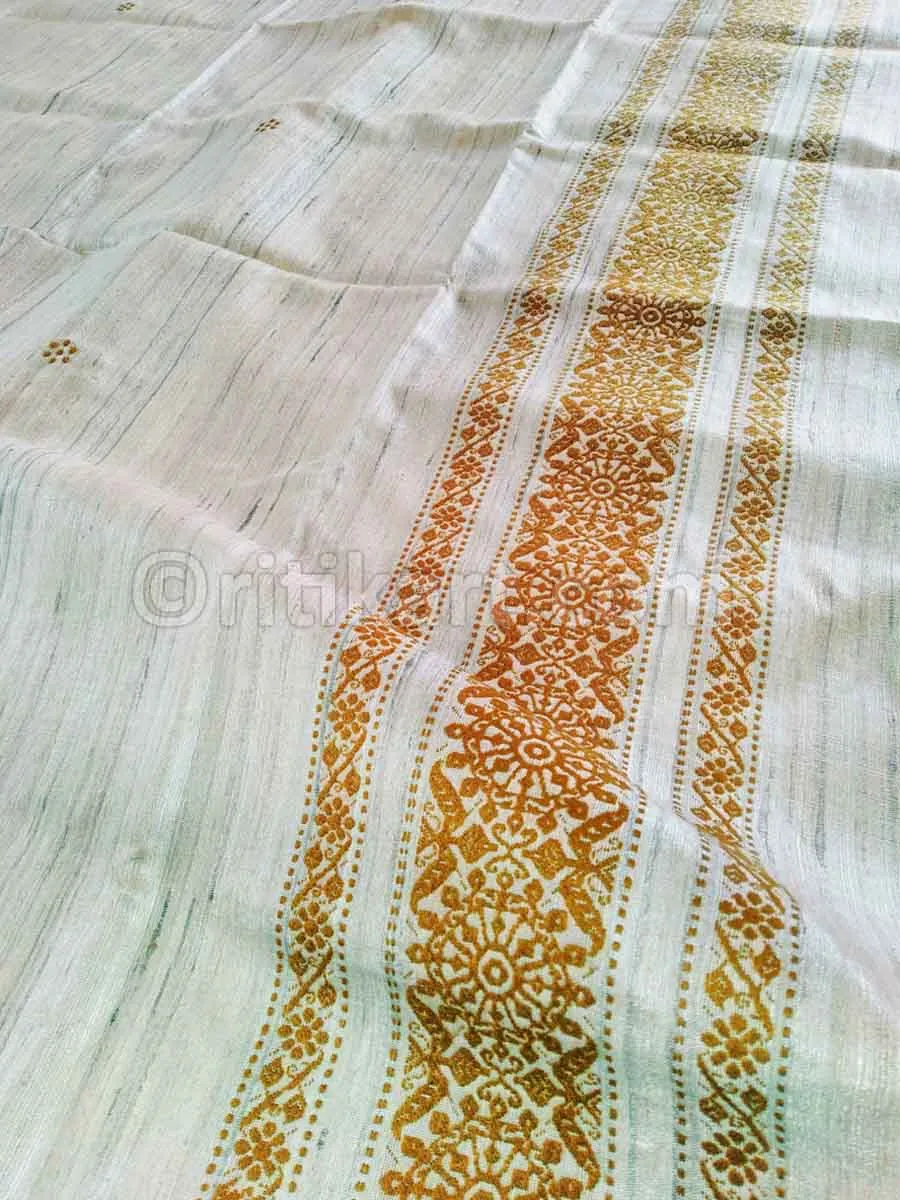 Pure Tussar Silk Shawl