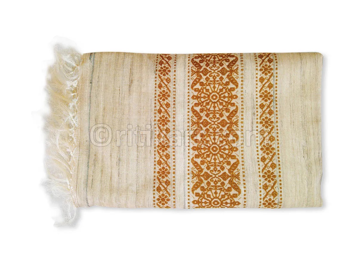 Pure Tussar Silk Shawl