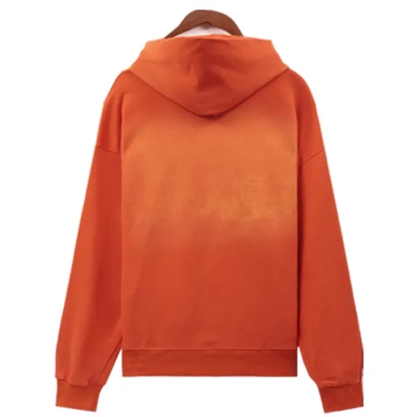 Purple Brand Logo Embroidery Hoodies