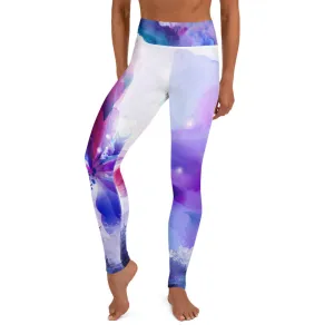 Purple Butterfly Splash - Yoga Leggings