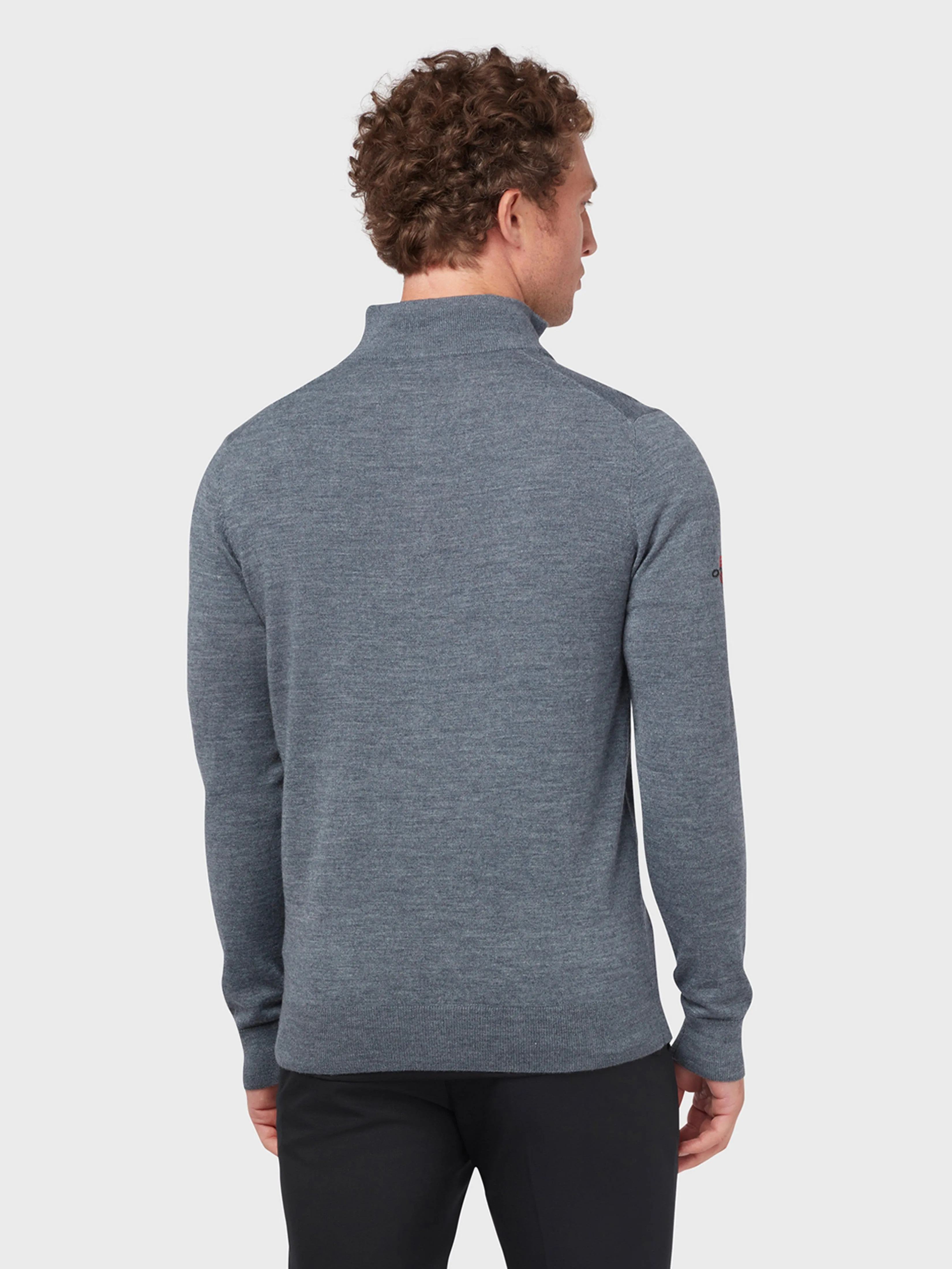 Quarter Zip Blended Merino Sweater