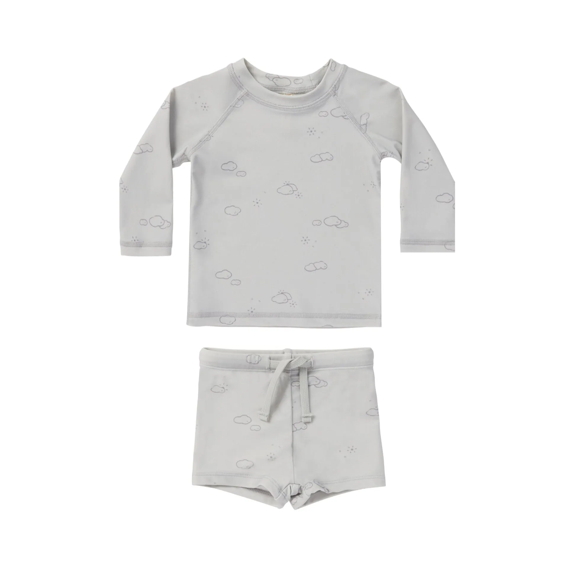 Quincy Mae Finn Rashguard   Short Set - Sunny Day