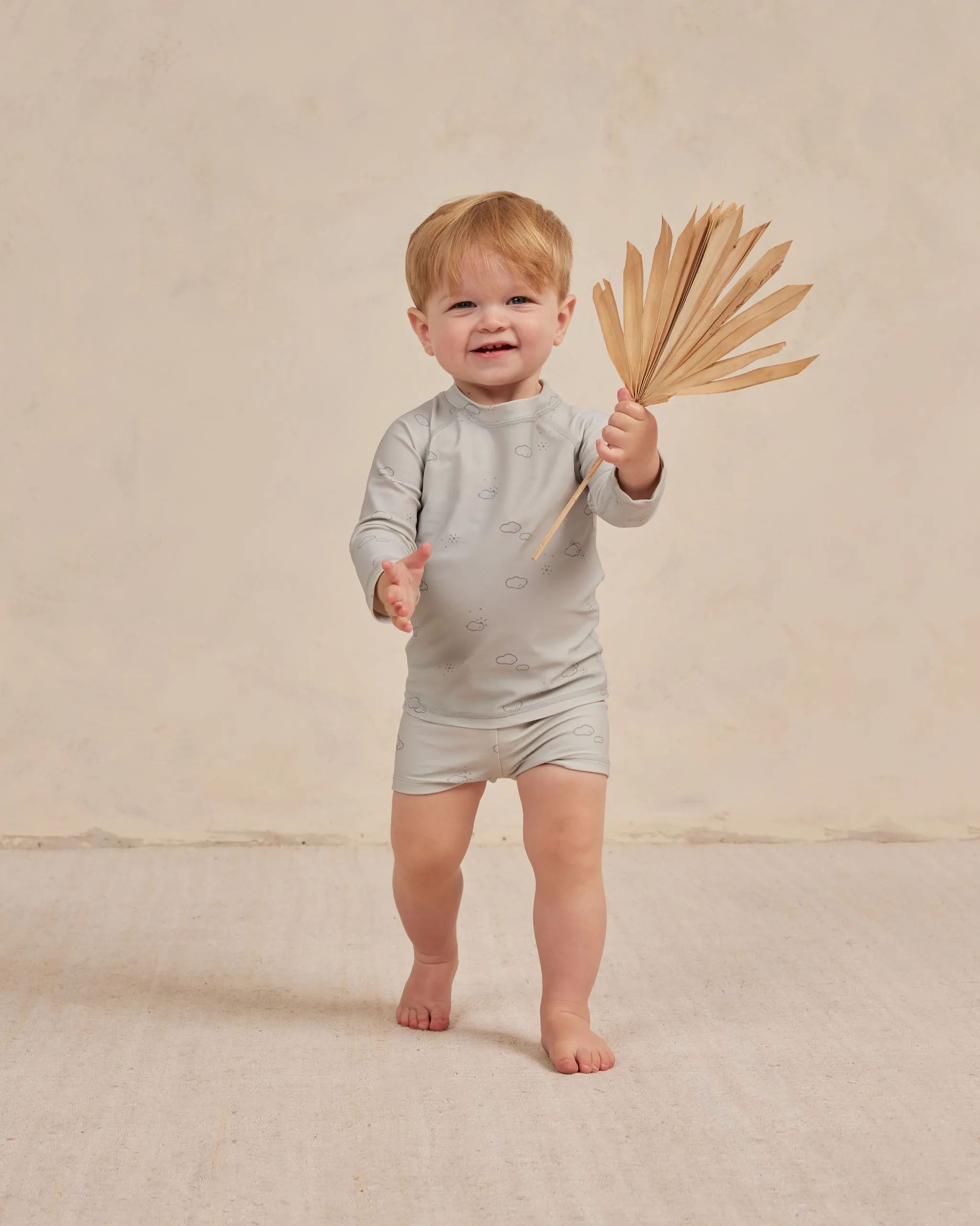 Quincy Mae Finn Rashguard   Short Set - Sunny Day