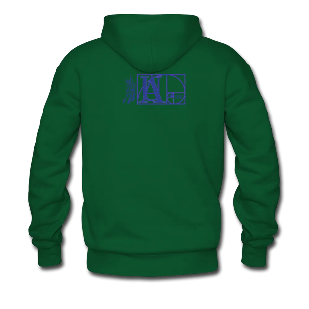 "5 CARROT ORGANIC BITCH" Print Kangaroo Pocket Hoodies