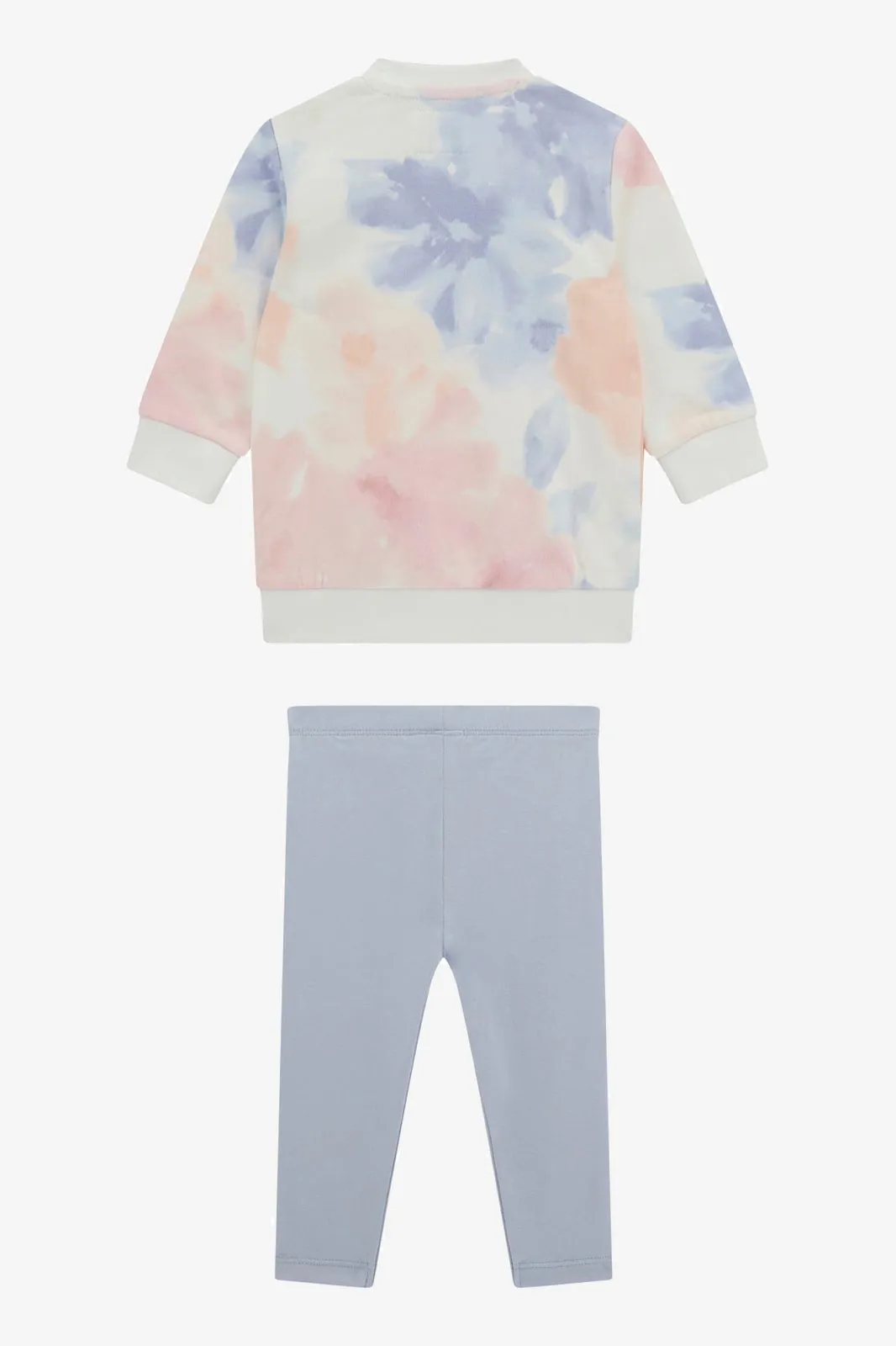 "Ava" Pink & Blue Sweatshirt & Leggings