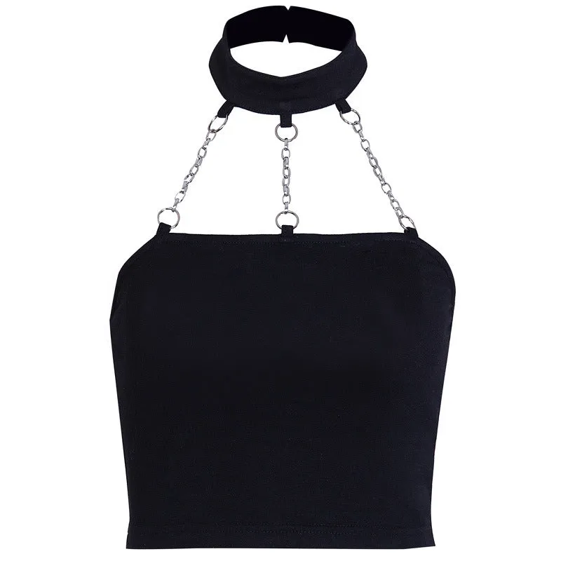 "CHOCKER CHAIN" TUBE TOP K072506