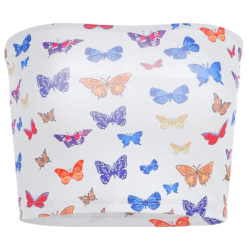 "COLORFUL BUTTERFLY" TOP K052305