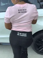 "Go Be Great On Purpose" Leggings