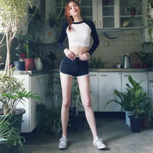 "JAPANESE LONG SLEEVE FITNESS" SWIMSUIT K042906