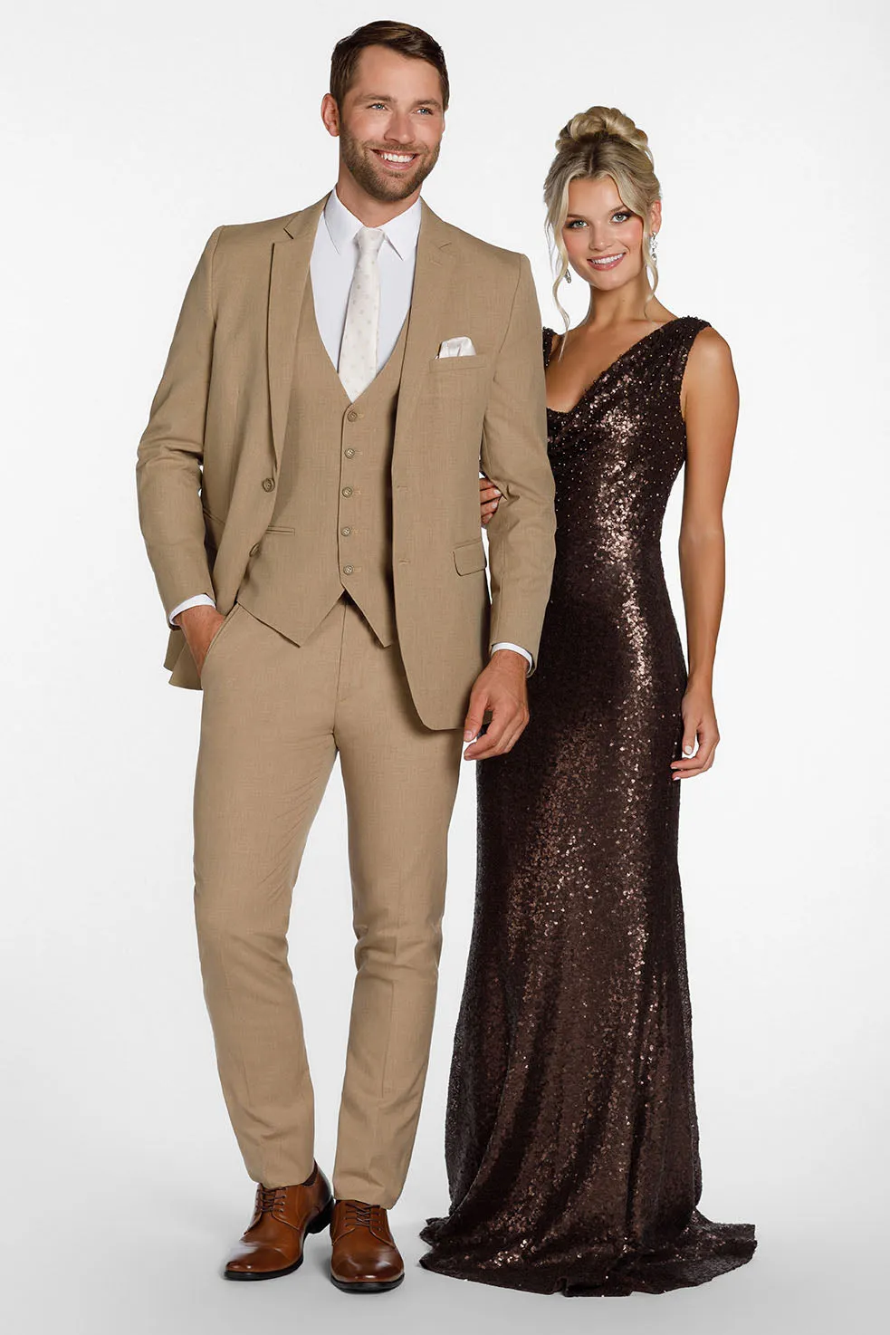 "Metro" Camel Suit Jacket (Separates)