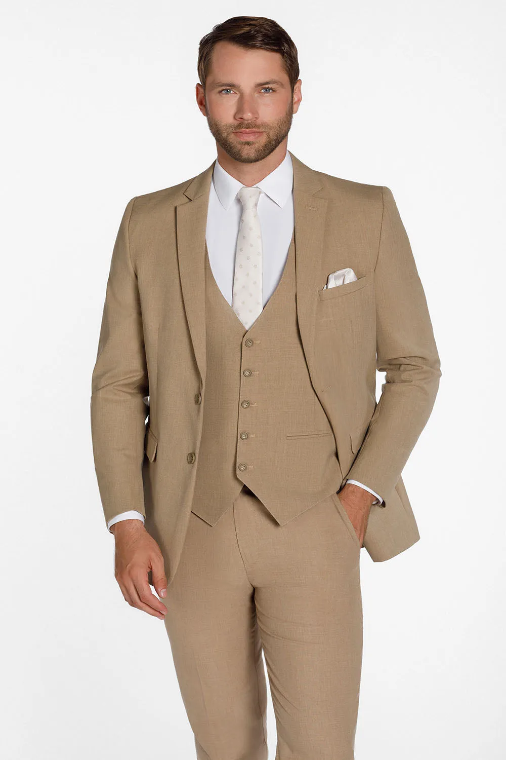 "Metro" Camel Suit Jacket (Separates)