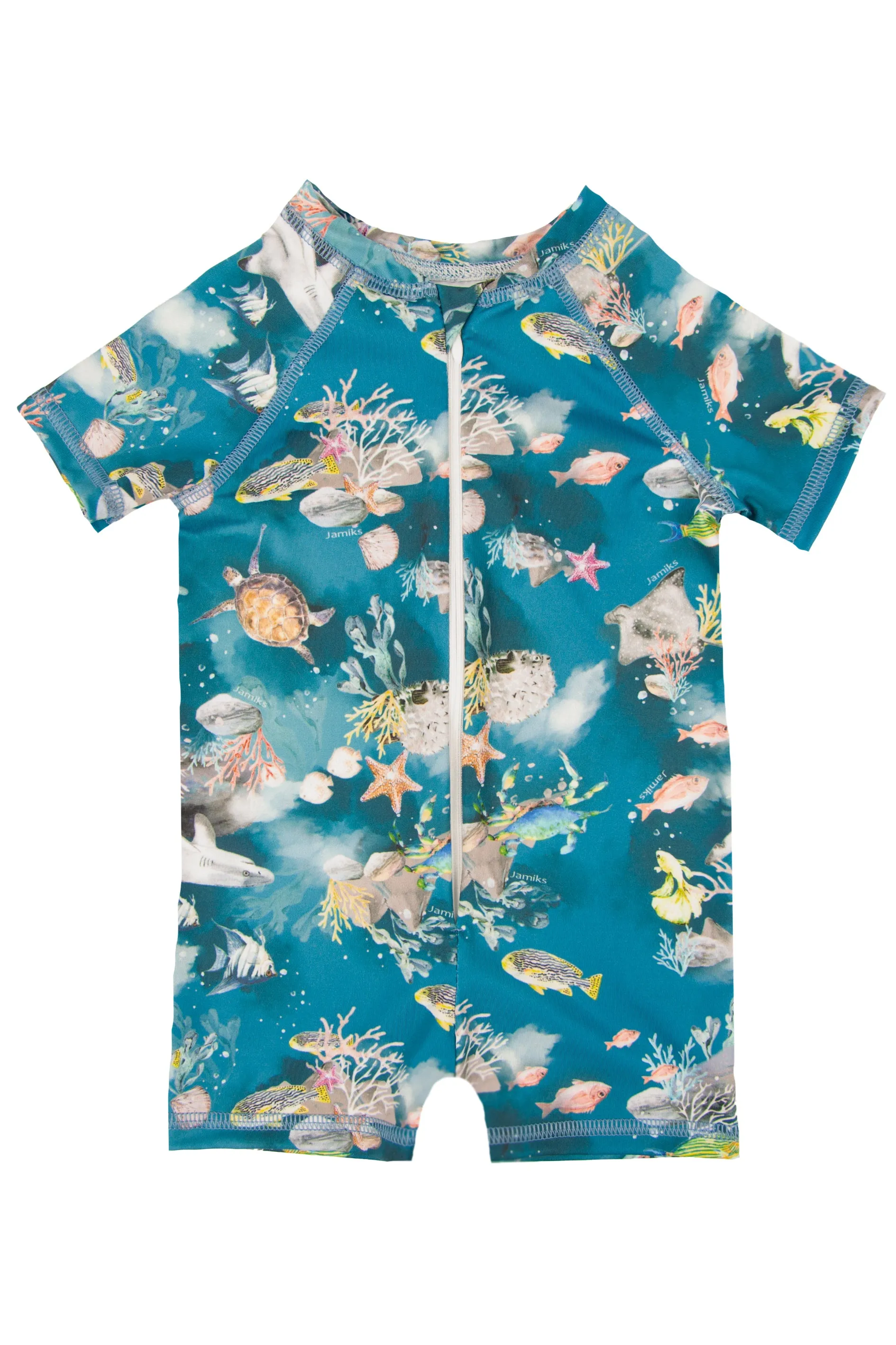 "Nemo" Teal Sea Life Swimsuit
