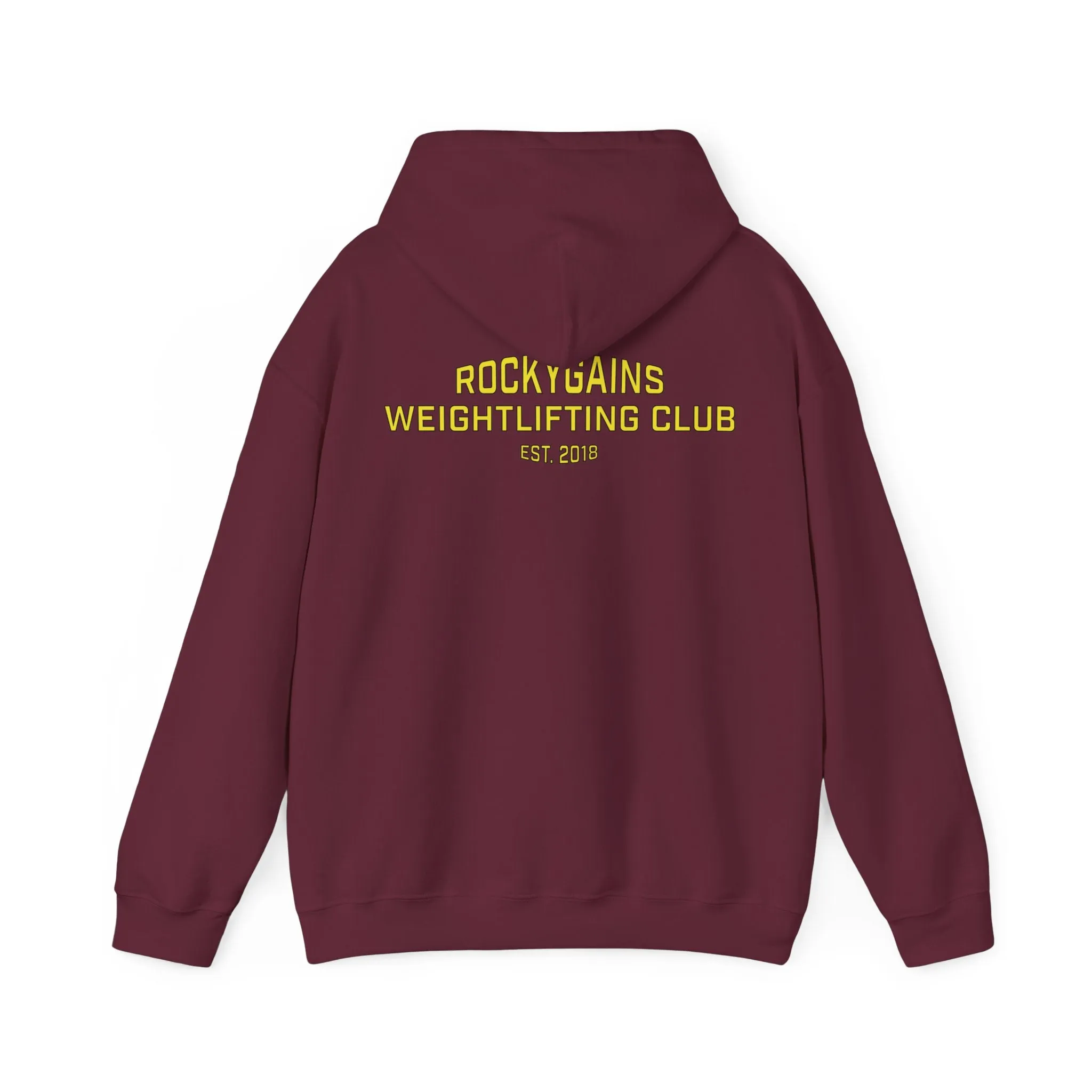 "Weightlifting Club" Heavy-Blend Hoodie - Maroon