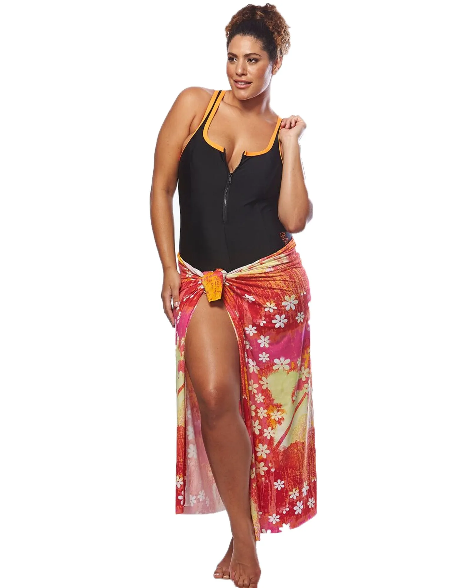 Racer Back Swimsuit - Zip