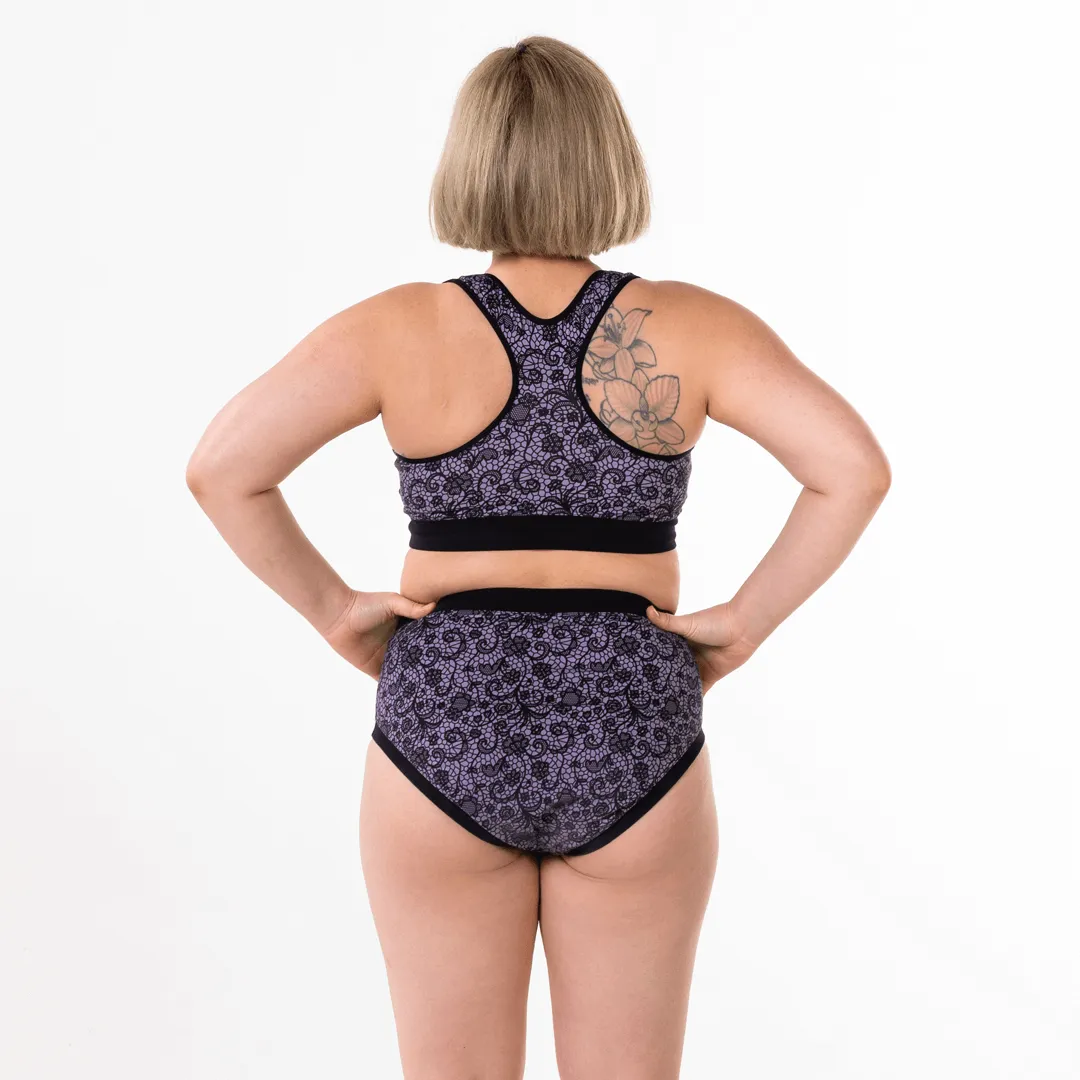 Racerback Bralette - Stormy Lace