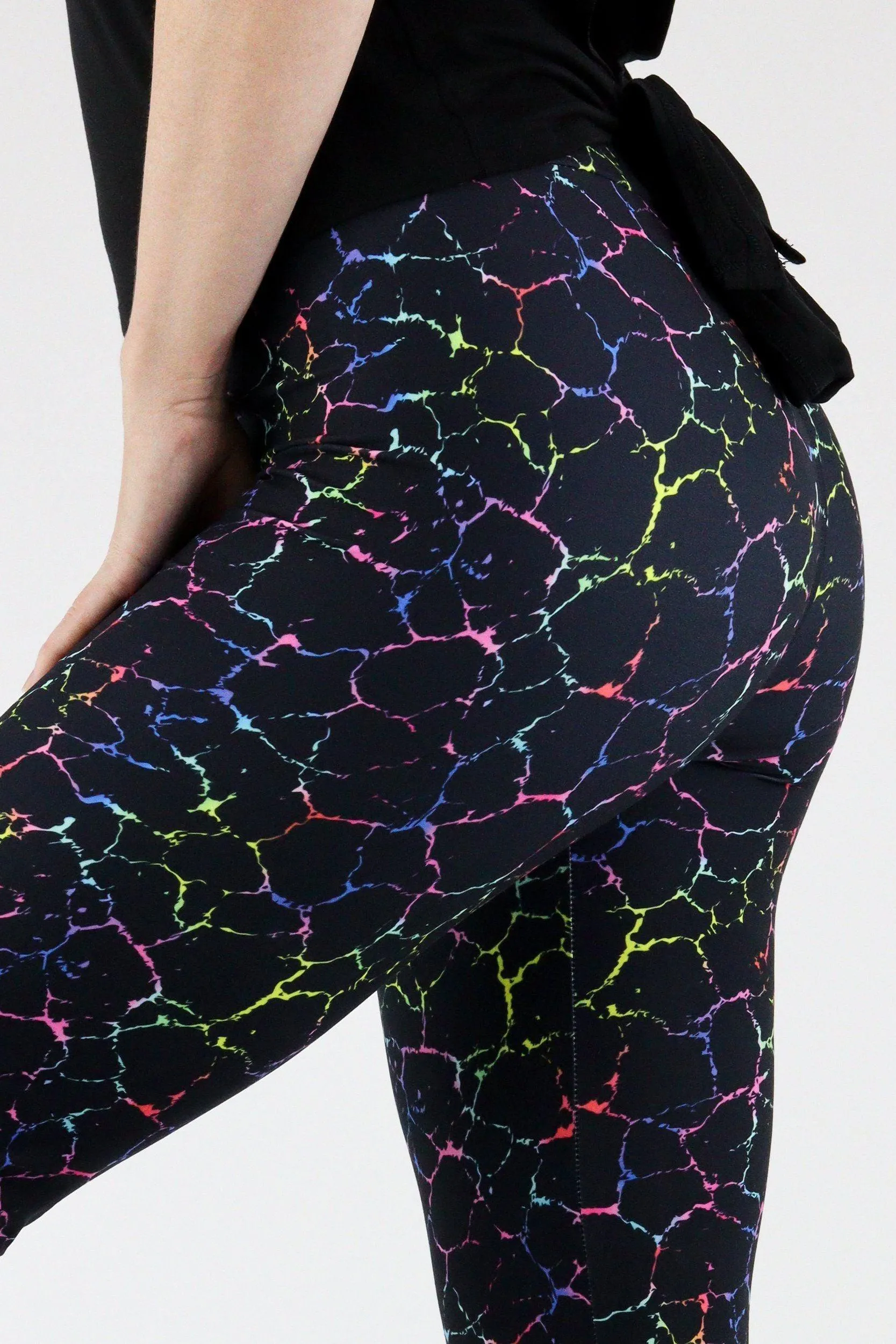 Rainbow Marble - Casual Leggings