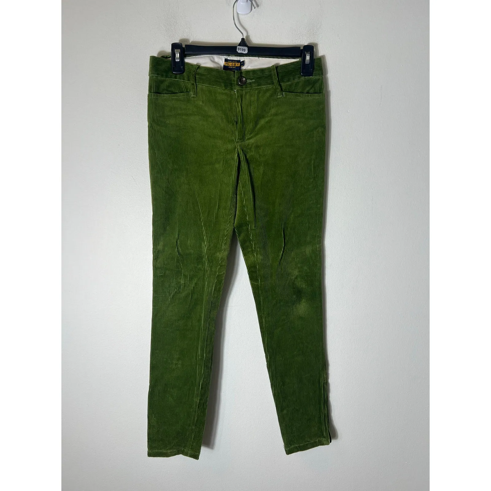 Ralph Lauren Rugby Green Whale Corduroy Pants Sz 2