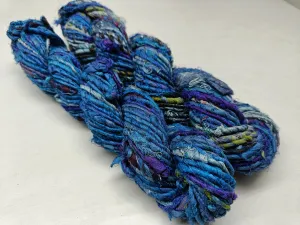 Recycled Twisted Ribbon - Blue Haze
