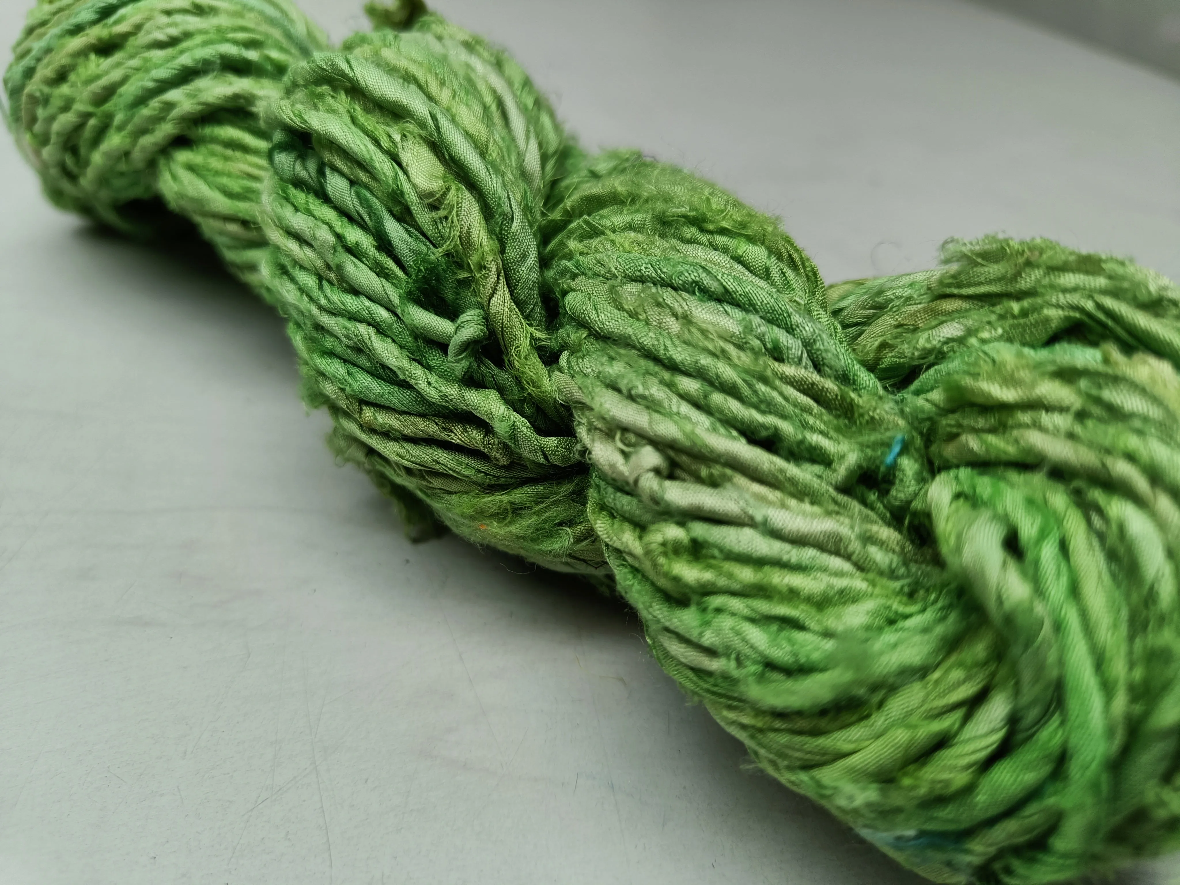 Recycled Twisted Ribbon - New Leaf