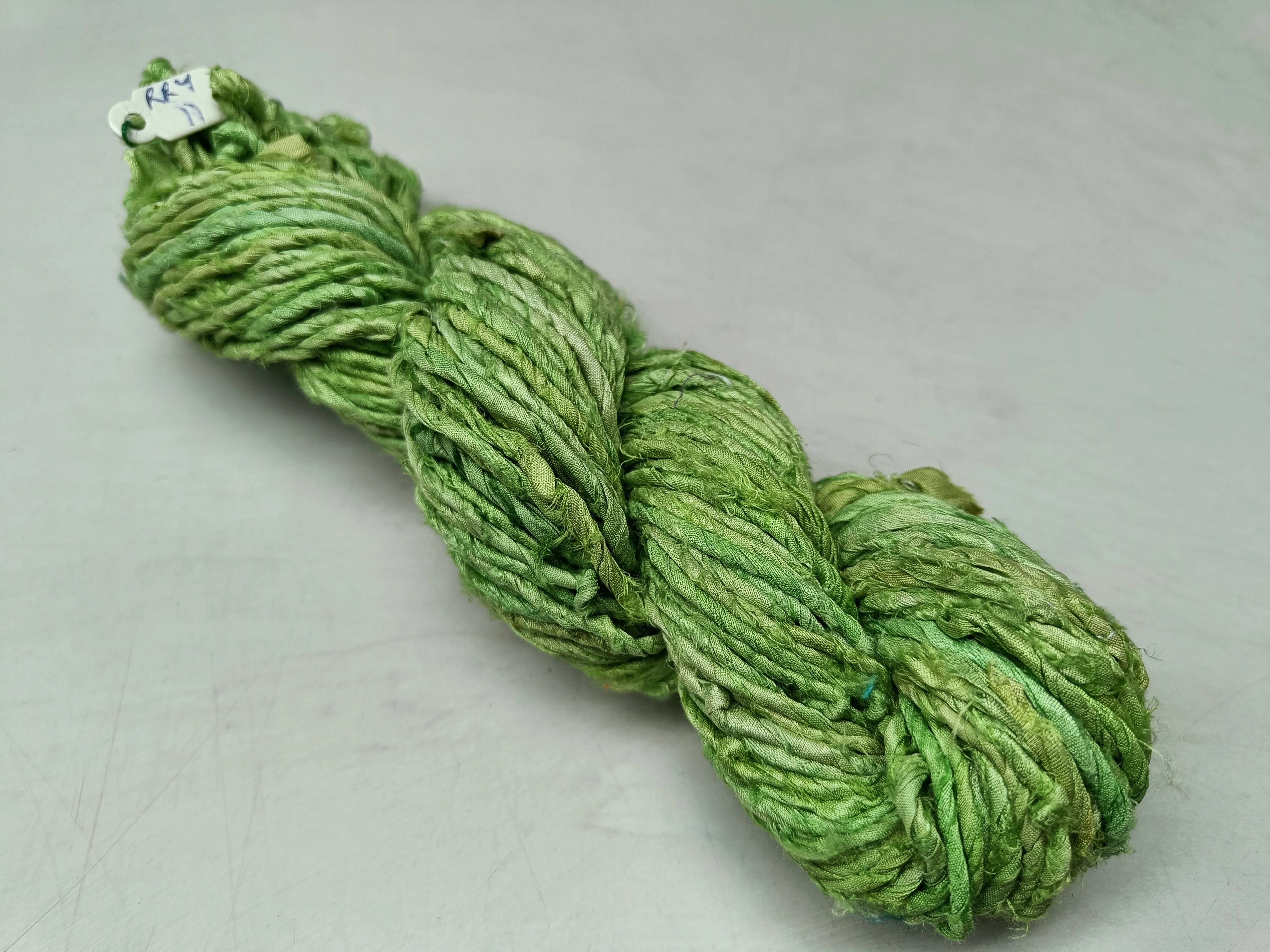 Recycled Twisted Ribbon - New Leaf