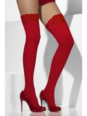 Red Sheer Hold-Ups