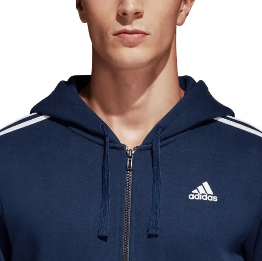 REDBULL  Essentials Three Stripe Full Zip Men's Hoodie
