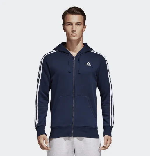 REDBULL  Essentials Three Stripe Full Zip Men's Hoodie