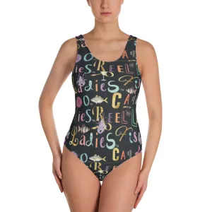 Reel Ladies Fish One Piece Swimsuit