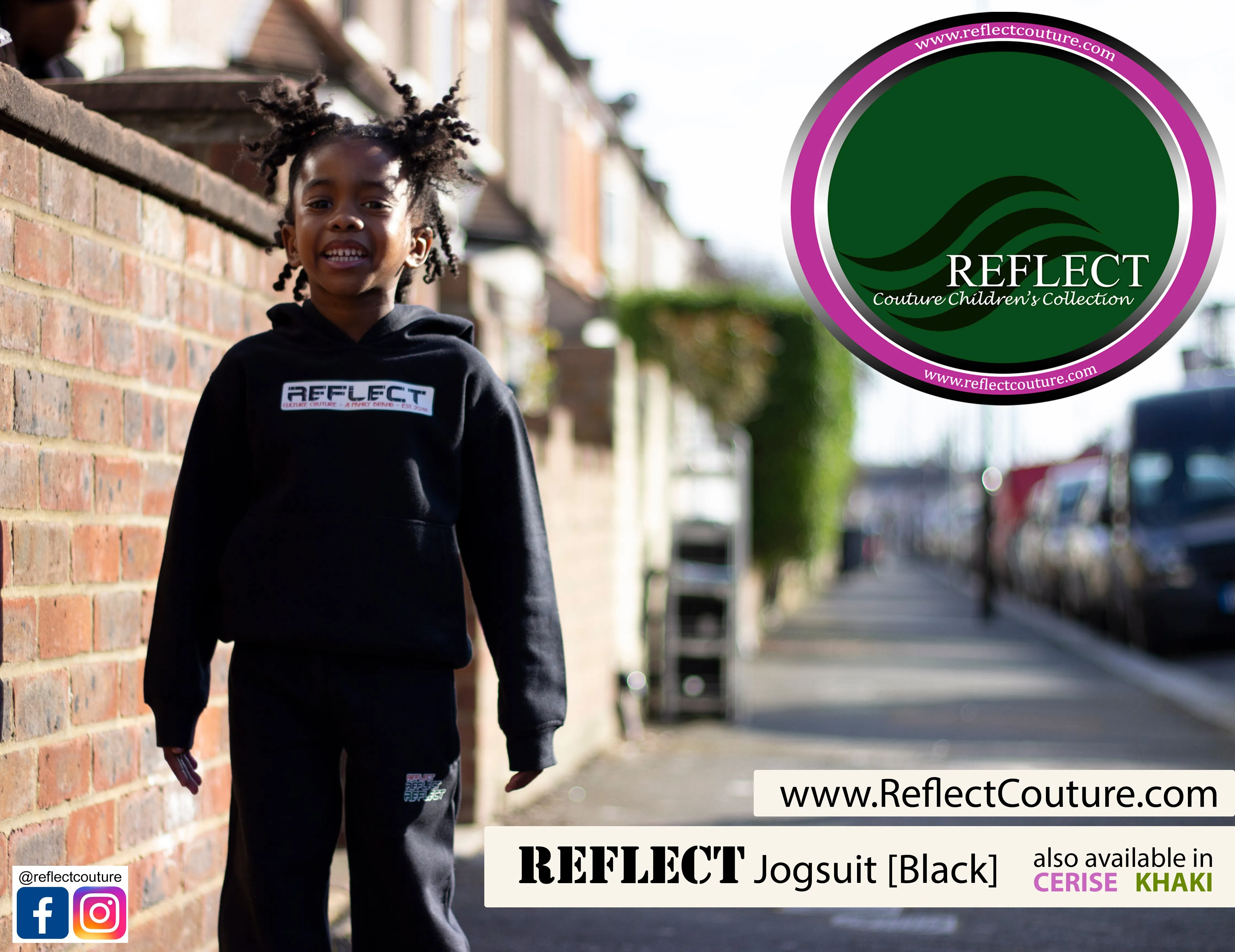 REFLECT Jogsuit Thick Boys [BLACK]