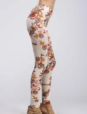 Regal Paisley Leggings