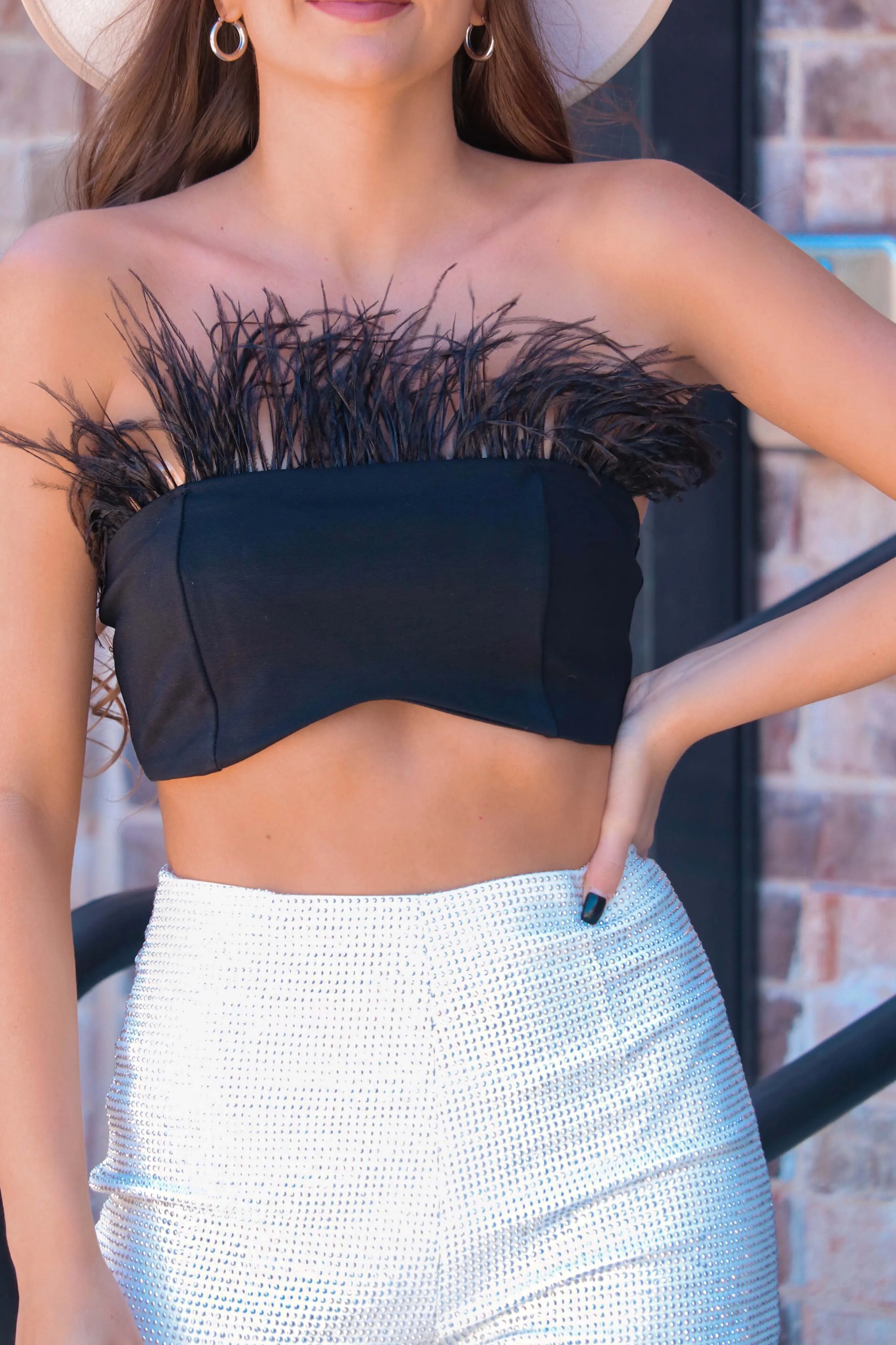 Remii Feather Tube Top *LAST ONE* Size Large