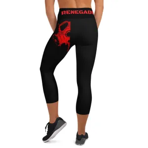 Renegade Black Yoga Capri Leggings