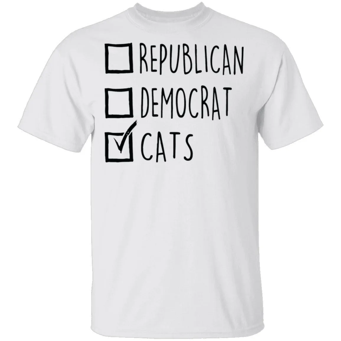 Republican Democrat Cats T-Shirt