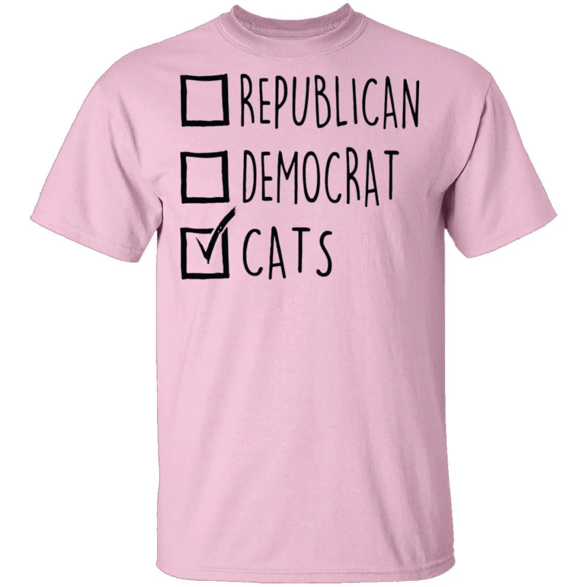 Republican Democrat Cats T-Shirt