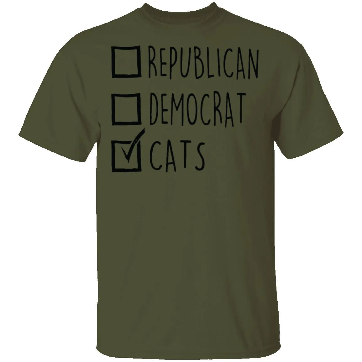 Republican Democrat Cats T-Shirt