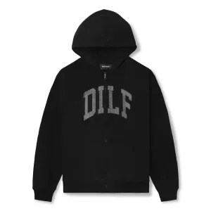 Rhinestone DILF Hoodie - Black