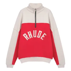 RHUDE Contrast Varsity Cotton Sweatshirt