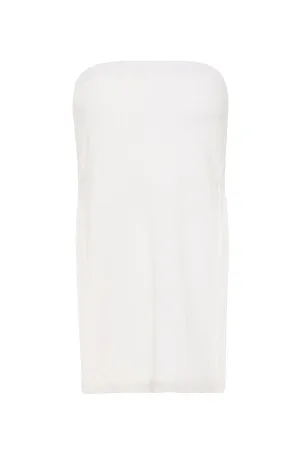Rib Tube Top in Ivory