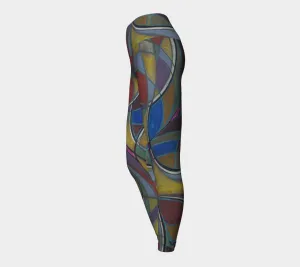 Ribbon in the Sky Yoga Leggings