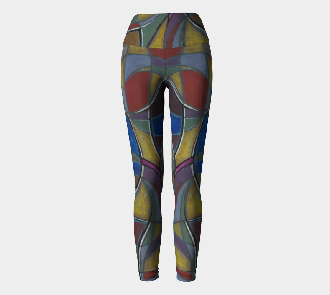 Ribbon in the Sky Yoga Leggings