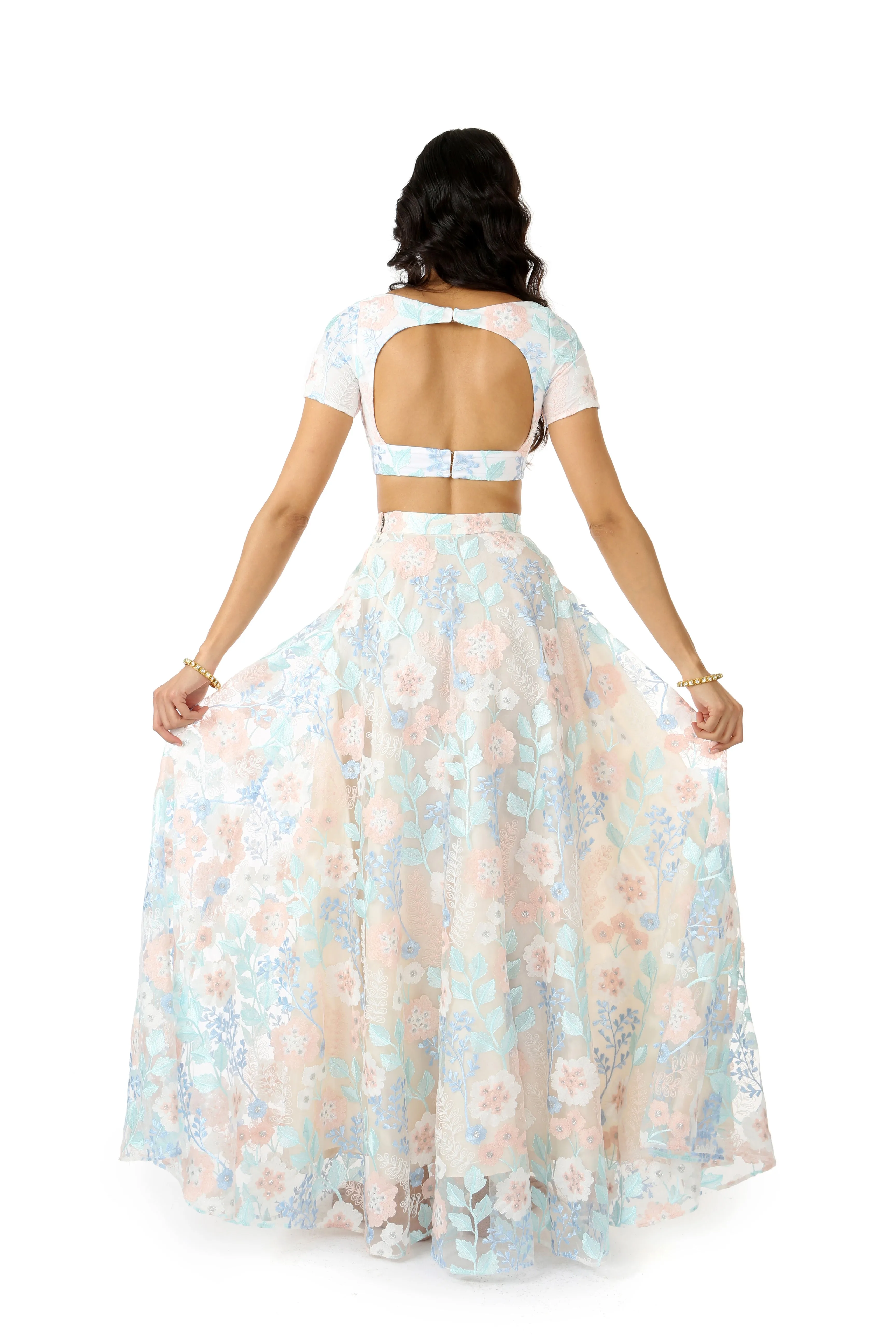 RIVA Floral Embroidered Top